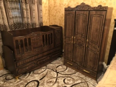 Колыбель со шкафом