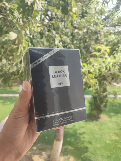 Парфюм Black Leather Man 100 mlg — миниатюра 4