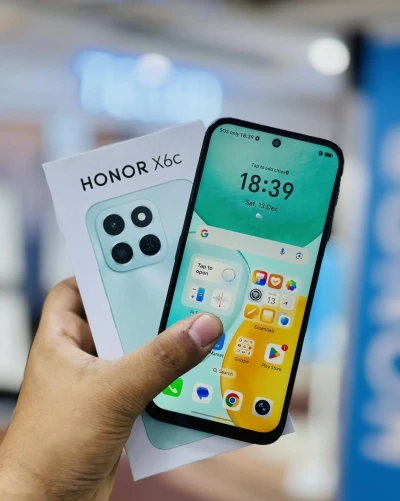 Honor Х6c 6+6/128gb blue 5200maч — миниатюра 3