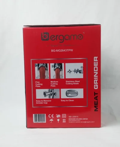 Мясорубка Bergamo-2643 — миниатюра 4
