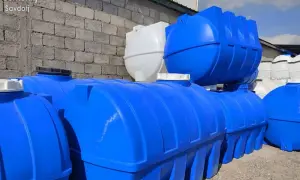 Бочкаи пласмаси 3000л. Ду қабата
