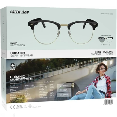 Умные очки Bluetooth Green Lion Urbanic Smart Eyewear — миниатюра 4