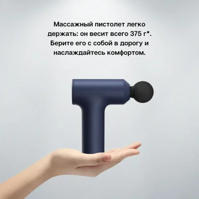 Перкуссионный массажер Xiaomi Mijia Mini Fascia Gun 2 — миниатюра 8