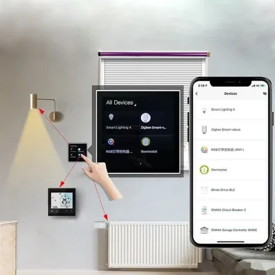 Смарт панель управления умным домом Zigbee и WiFi