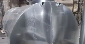 Бочка из оцинкованный стали 3000л.
