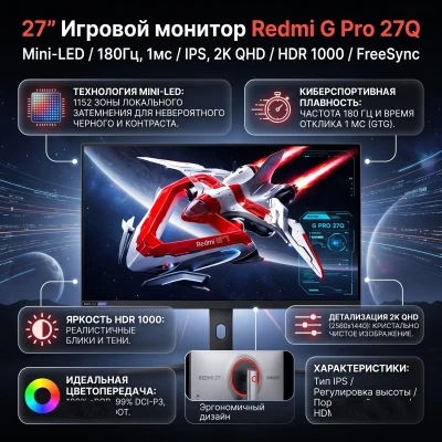 Монитор Redmi Mini-LED G Pro 27Q — миниатюра 2