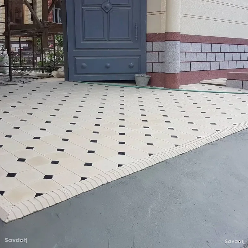 Укладка тротуарной плитки