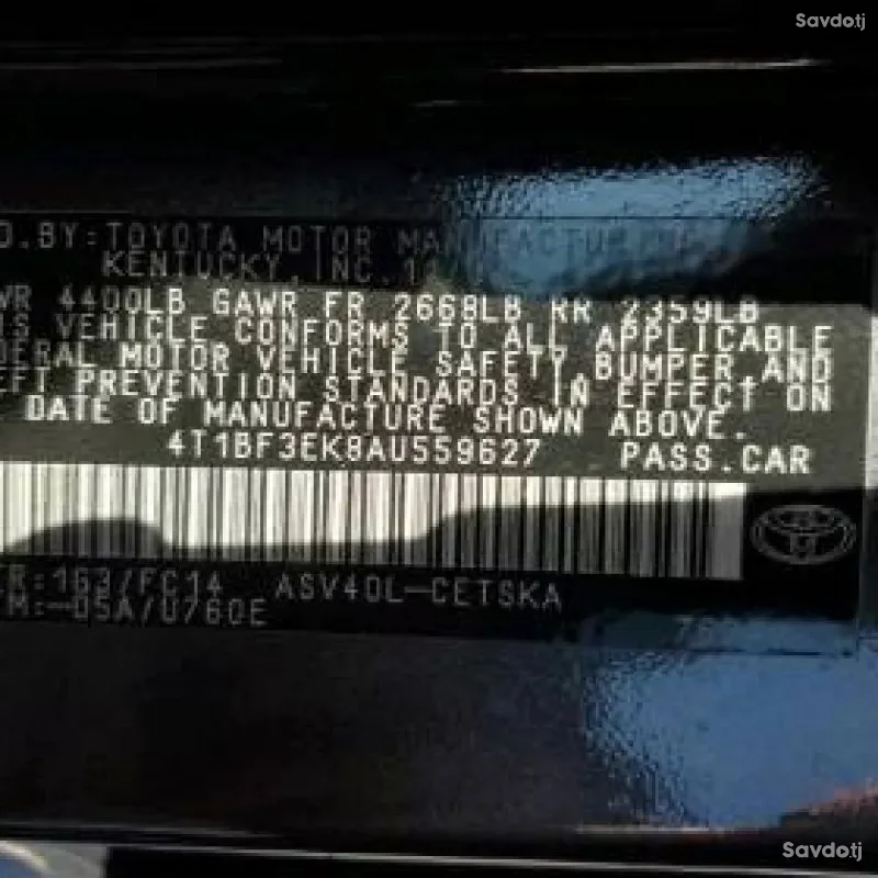 Toyota Camry 2010