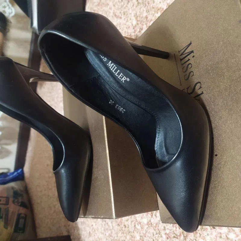 кожаные каблуки 