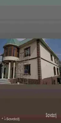 фасад травертин