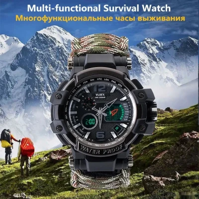 Многофункциональные тактические часы Yuzex Tactical Gear — миниатюра 6