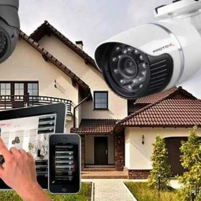 установка камера видеонаблюдения 