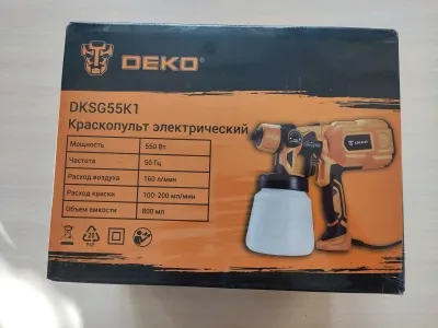 Краскопульт электрический Deko