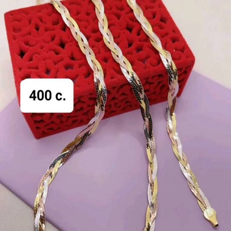 Цепочка с браслетом из серебра 