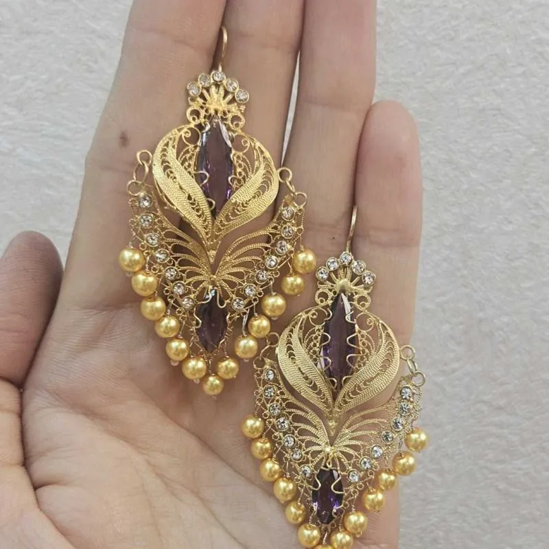 национальные серьги из серебра