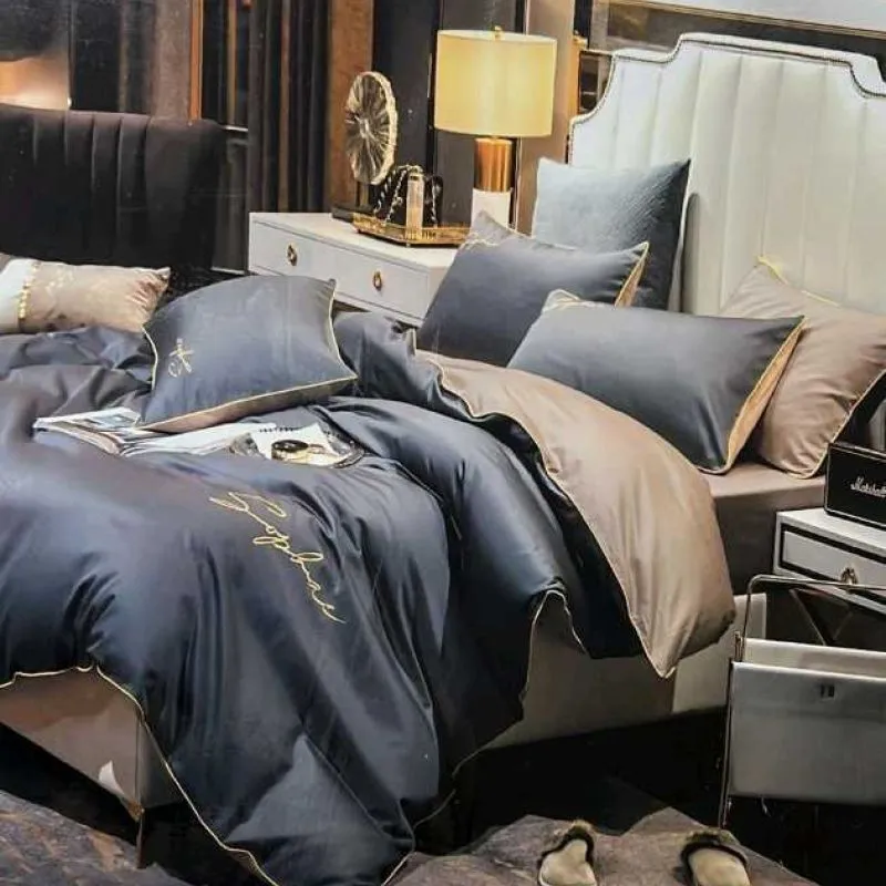 Пастелное белё пододеяльник простин 4шт навлочка 