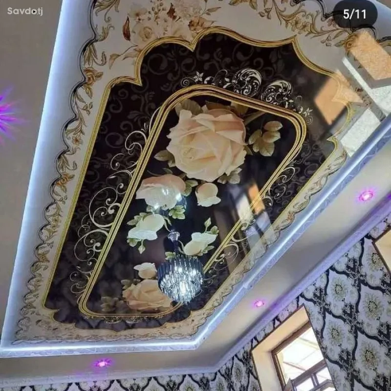 Натяжные потолки 