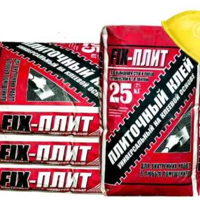 Ротбанд и плиточный клей 