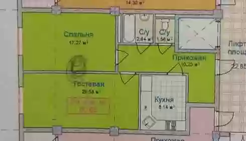 2-к квартира, 7 этаж, 62 м², назди КГБ, наздикии Бозори Фаровон