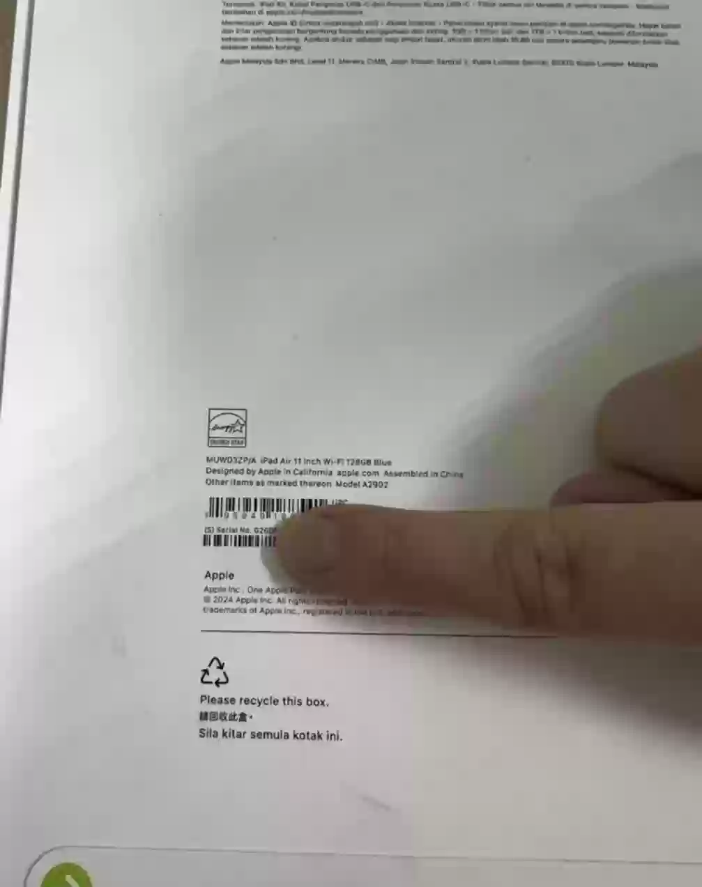 Ipad Air 11 M2 128GB 