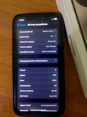 Apple iPhone xr 128 gb