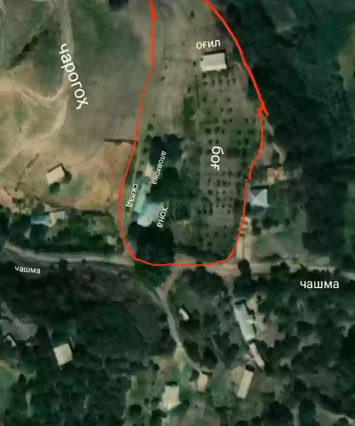 1 этажный, 4-комн. дом, 500 м², 80 соток, Балчувон