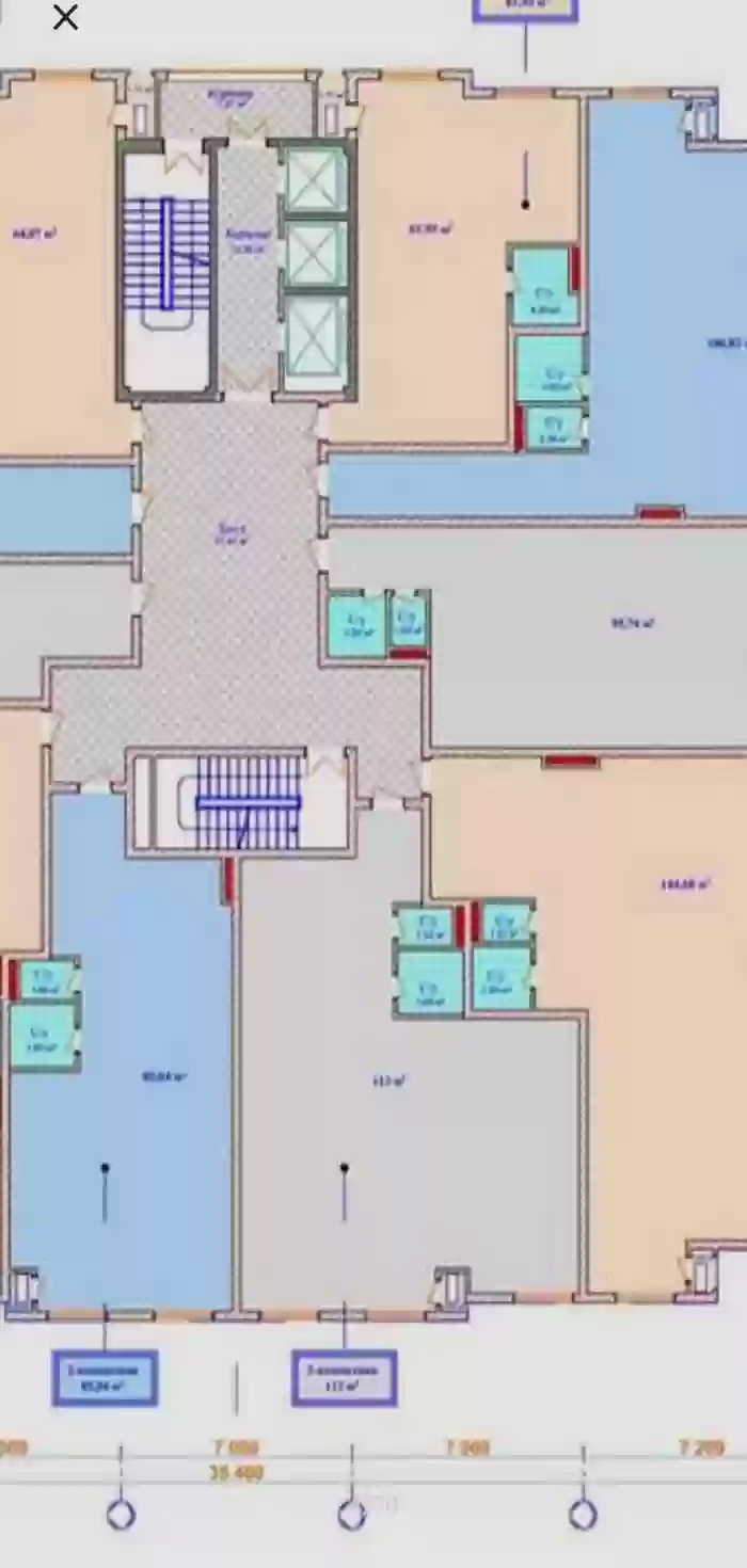 3-к квартира, 8 этаж, 113 м², Сино