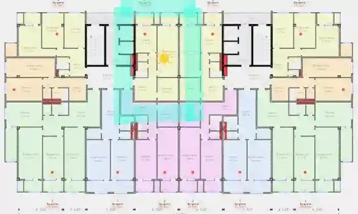 2-к квартира, 11 этаж, 77 м², Сино
