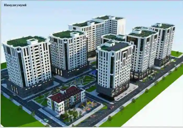 2-к квартира, 9 этаж, 78 м², Шохмансур