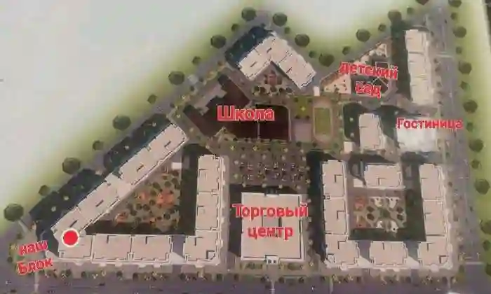 1-к квартира, 4 этаж, 66 м², Сино