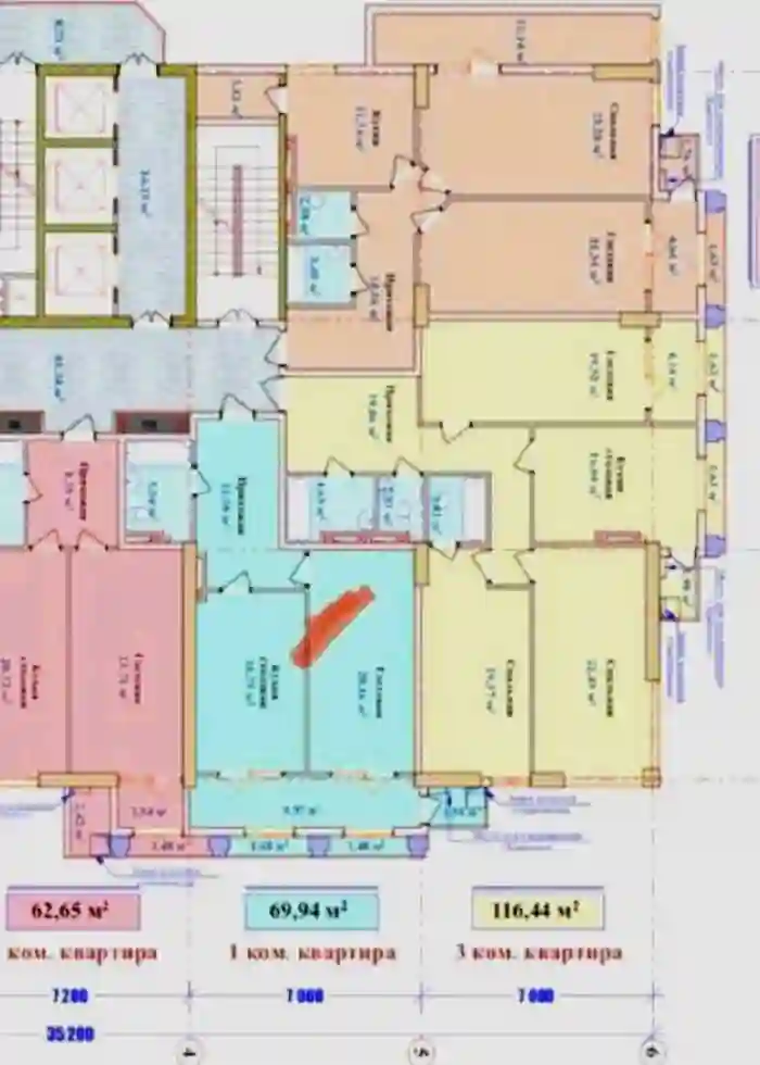 1-к квартира, 10 этаж, 69 м², Исмоил  Сомони