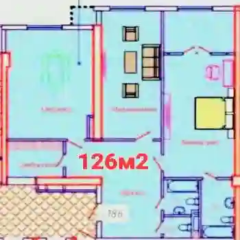 3-к квартира, 11 этаж, 126 м², Сино