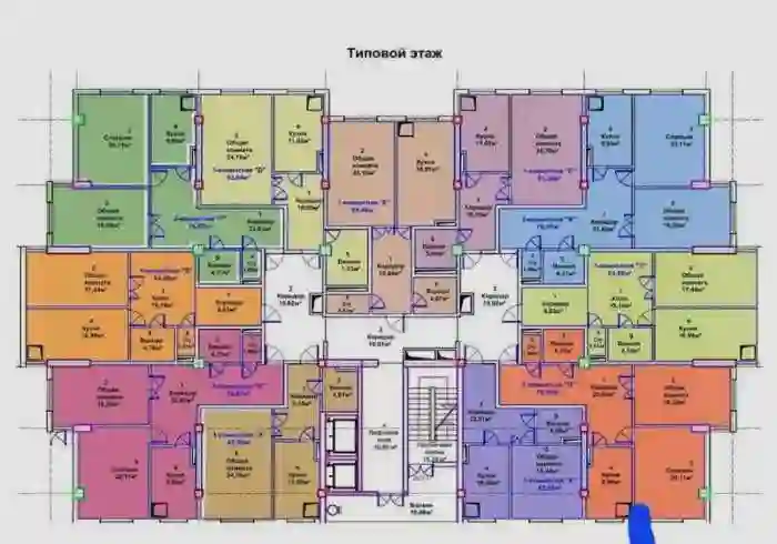2-к квартира, 11 этаж, 77 м², Исмоил Сомони