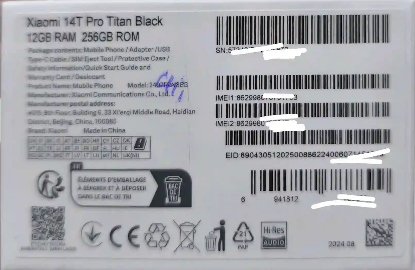 Xiaomi Mi 14T Pro 