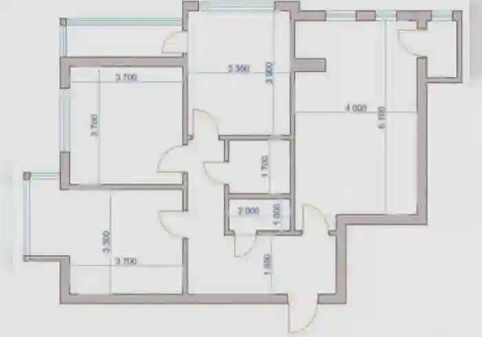 3-к квартира, 7 этаж, 90 м², Сино