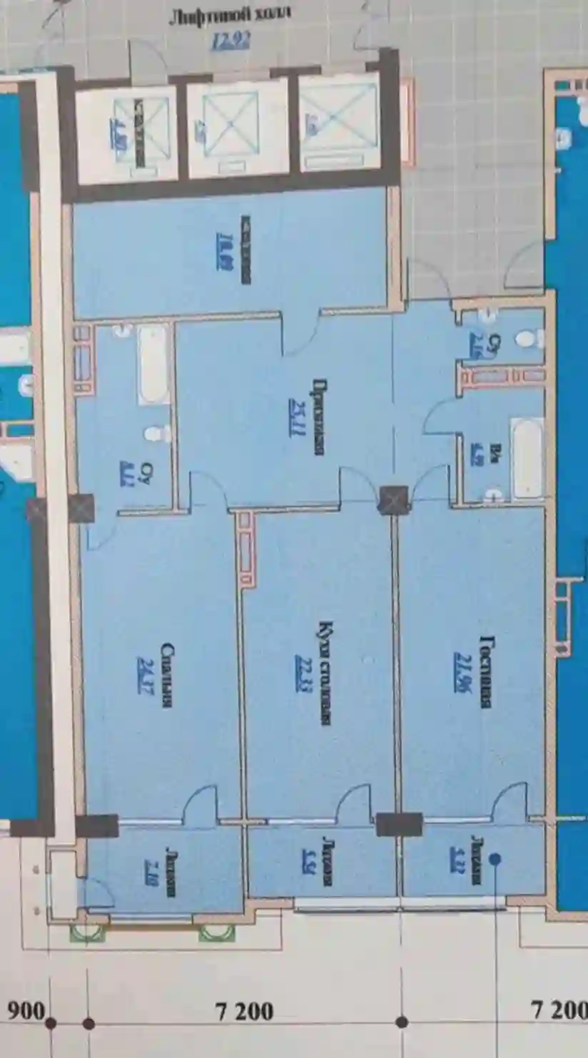 3-к квартира, 5 этаж, 144 м², Шохмансур