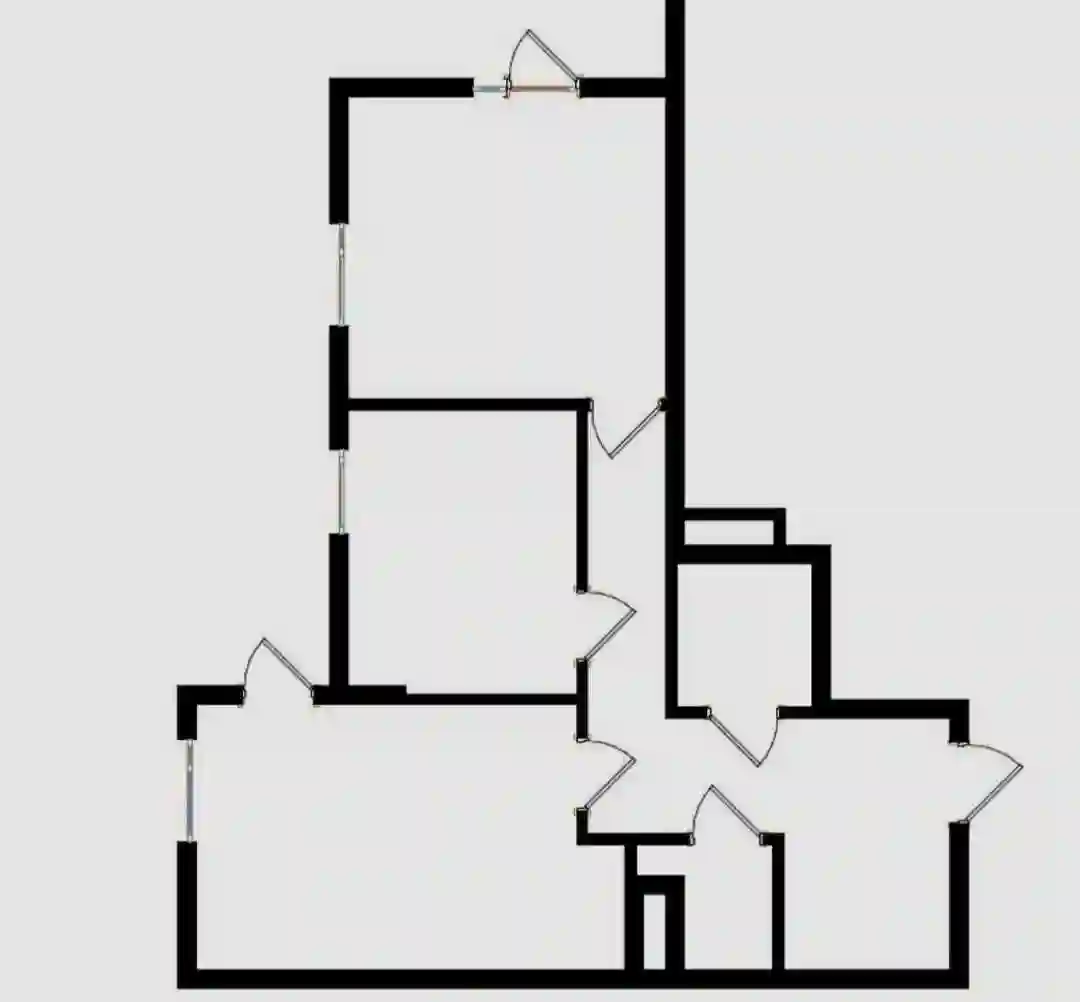 1-к квартира, 3 этаж, 64 м², Сино