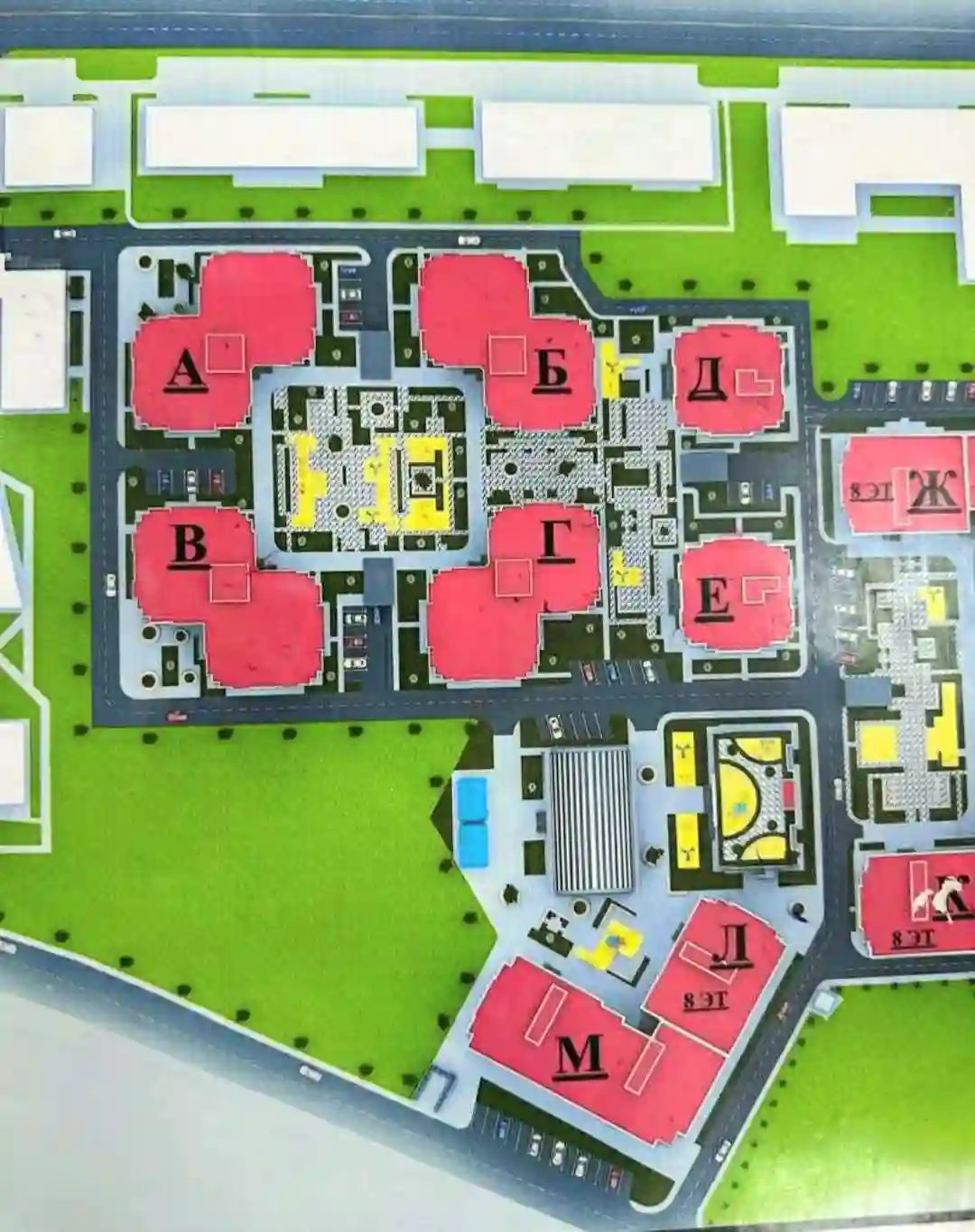 1-к квартира, 3 этаж, 64 м², Сино