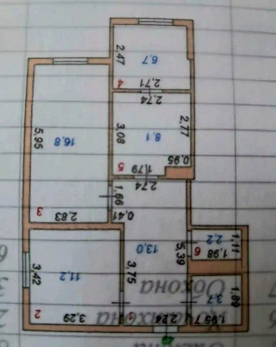 2-к квартира, 8 этаж, 62 м², Фирдавси