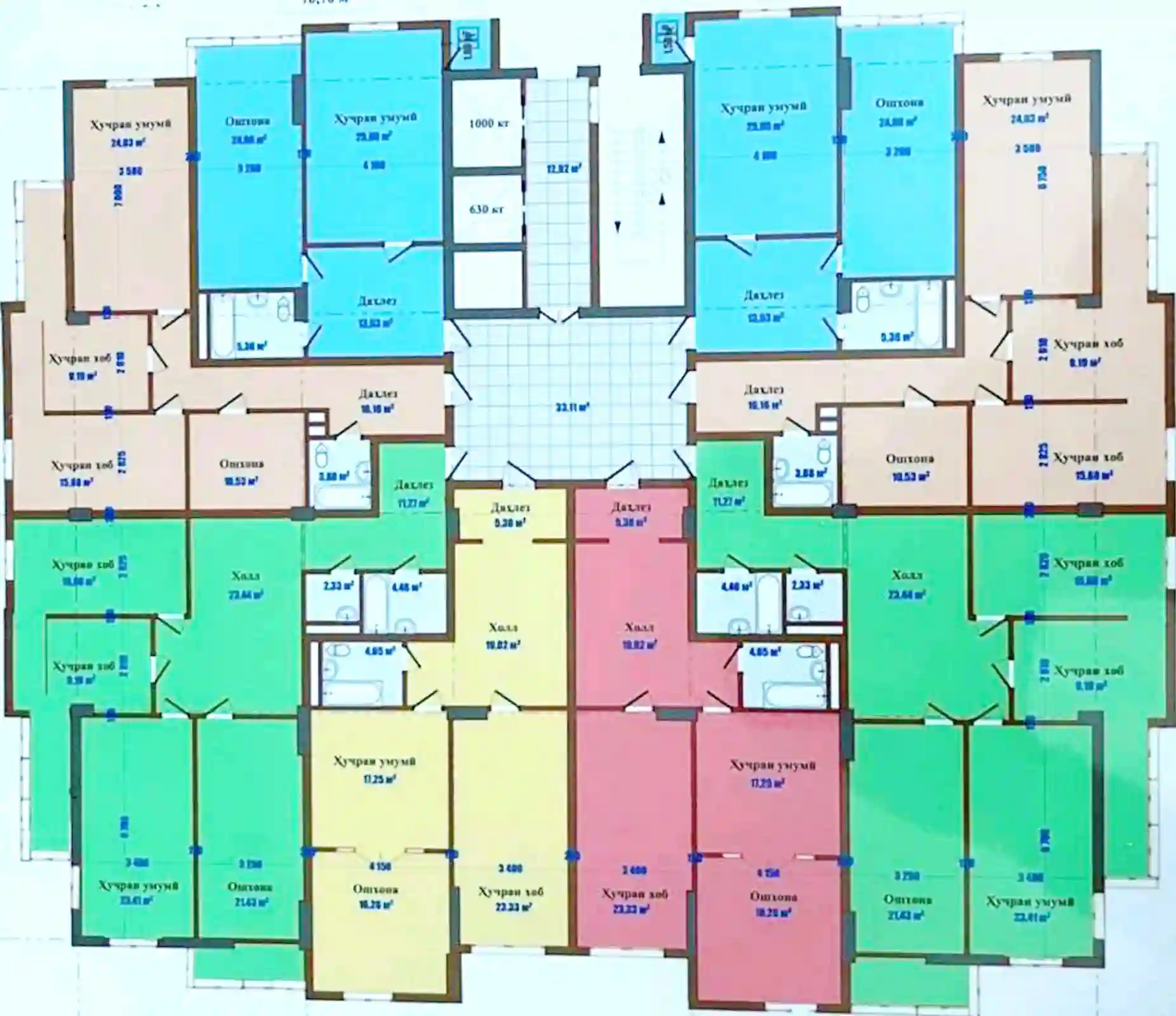 3-к квартира, 5 этаж, 135 м², Шохмансур