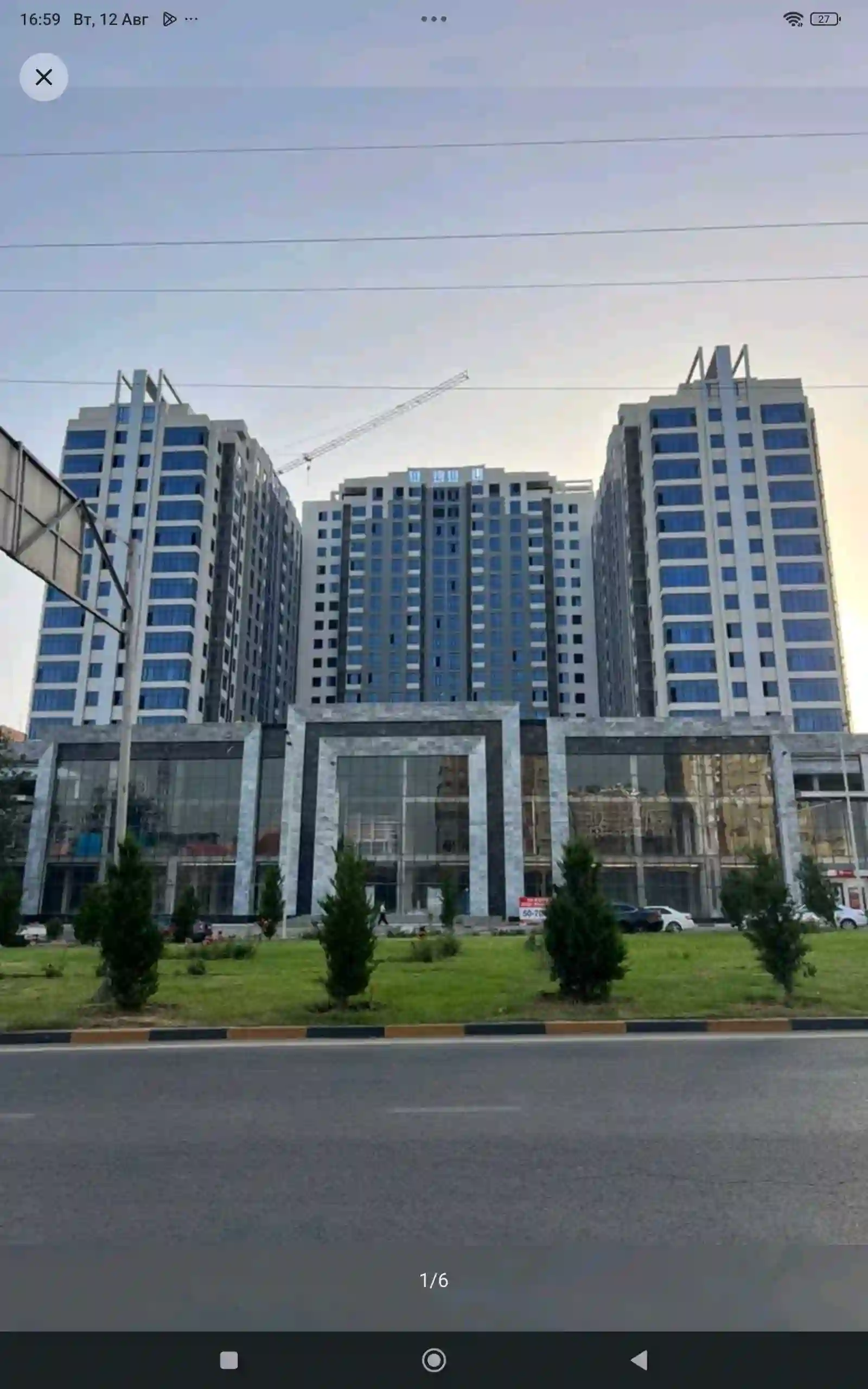 1-к квартира, 12 этаж, 66 м², Сино