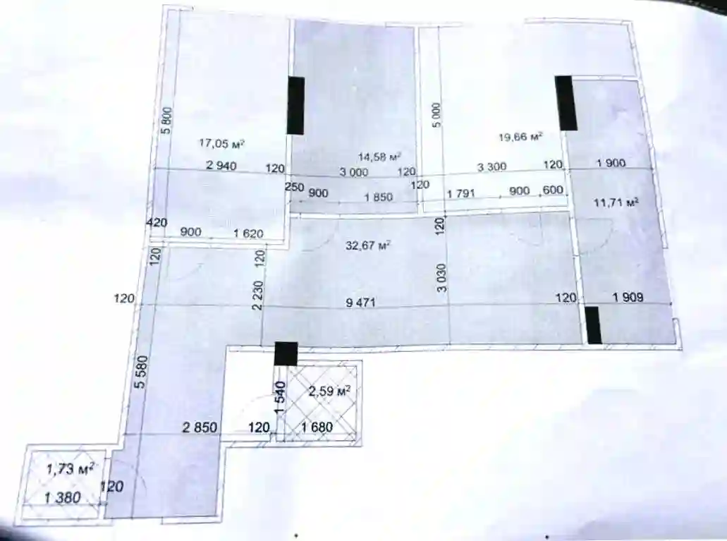 4-к квартира, 7 этаж, 108 м², Сино