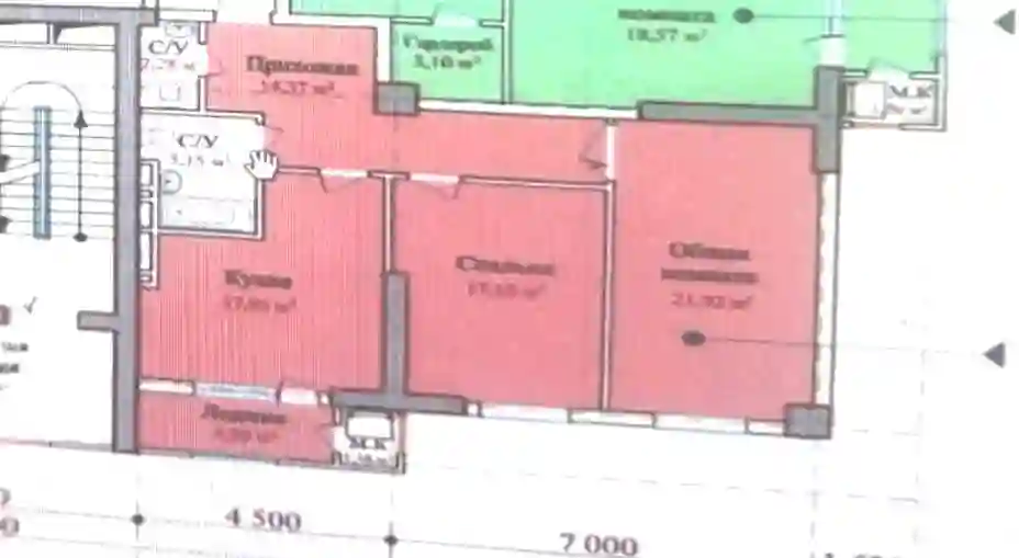 2-к квартира, 8 этаж, 87 м², Шохмансур