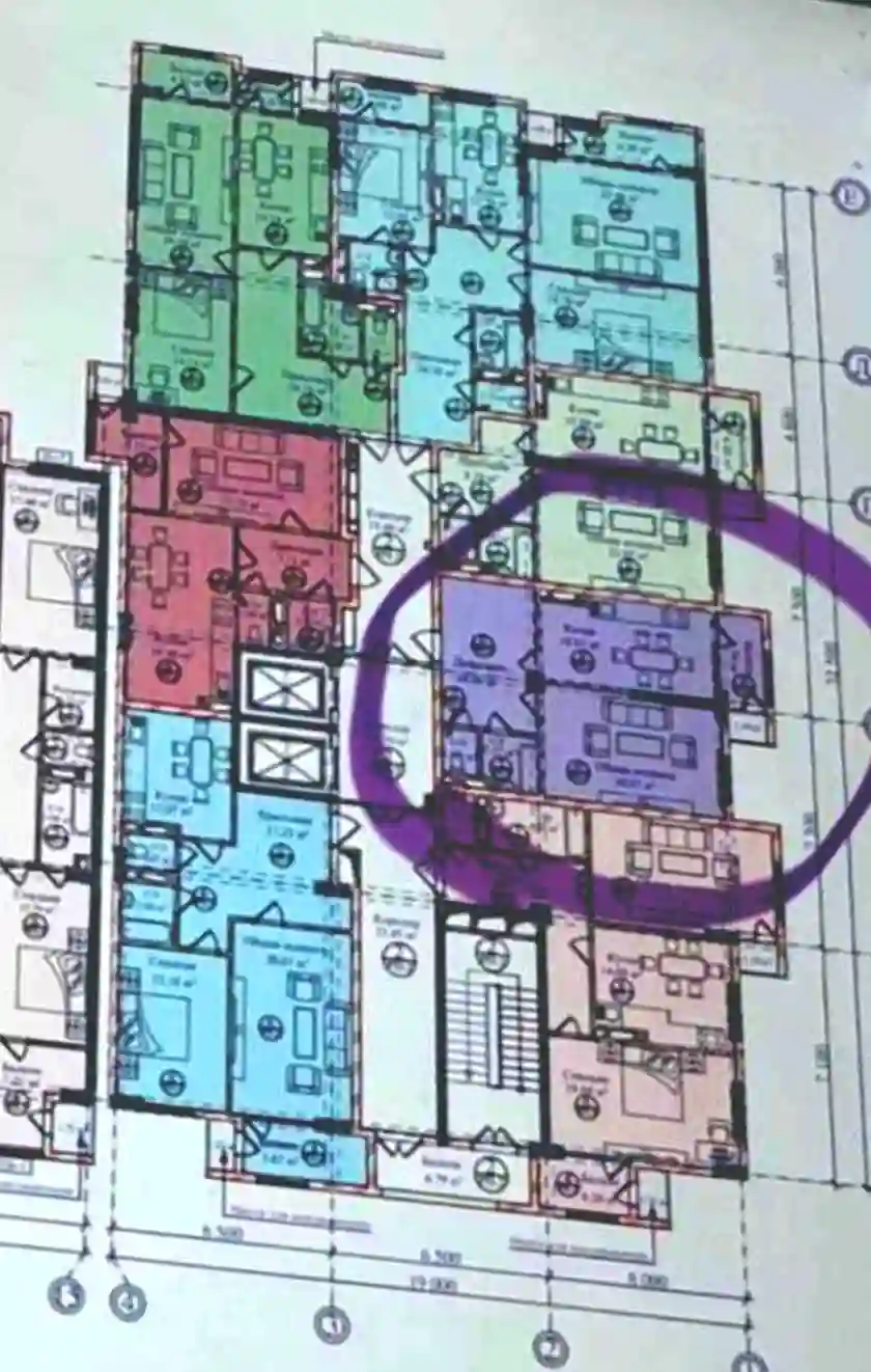 1-к квартира, 10 этаж, 61 м², Шохмансур