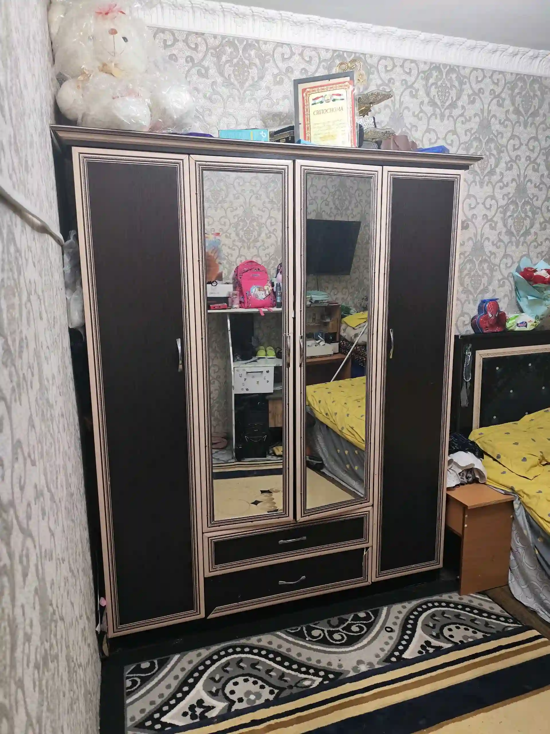 2-к квартира, 4 этаж, 55 м², центр,бюро ЗАГСа