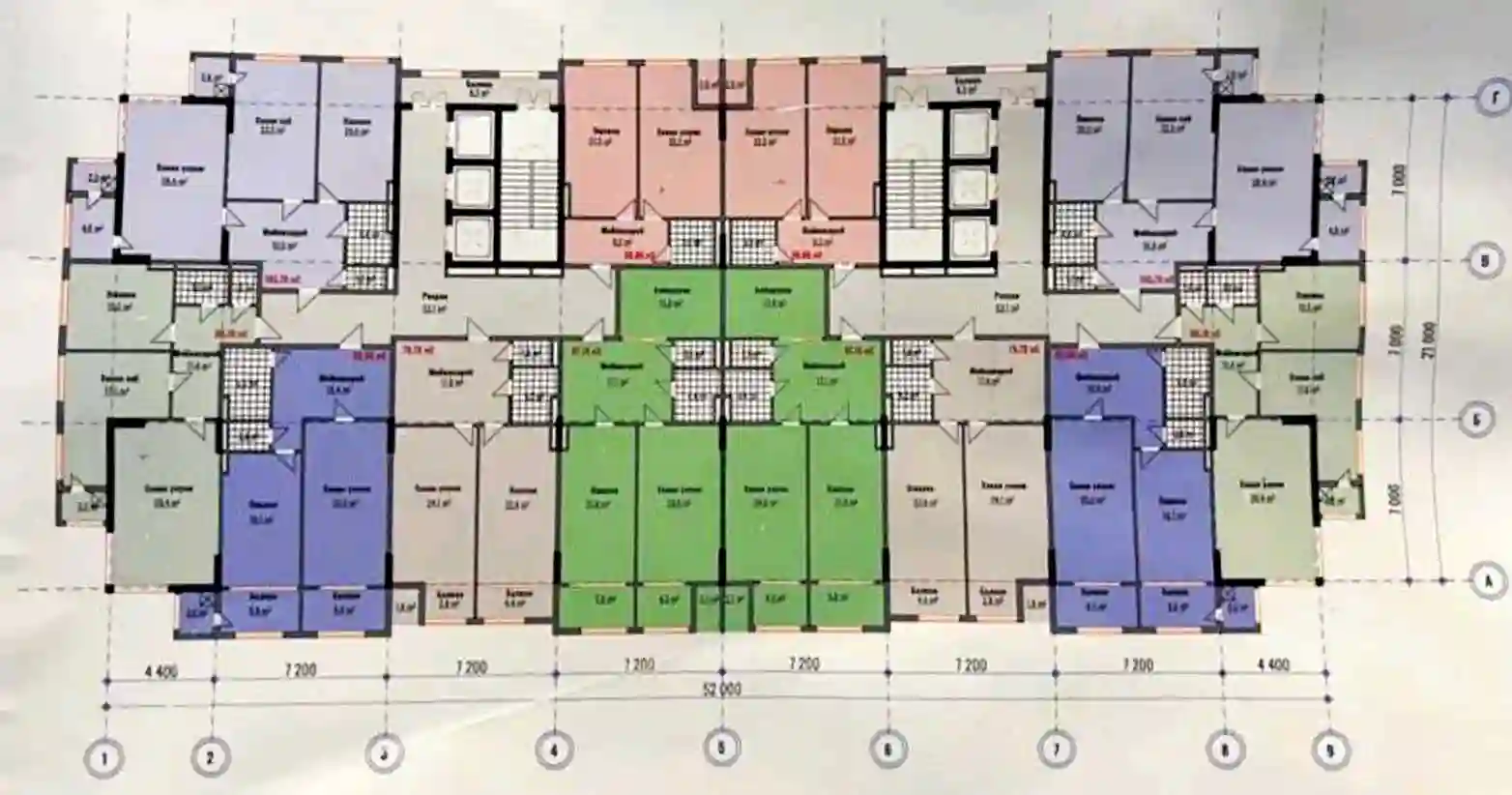 1-к квартира, 8 этаж, 80 м², Сино