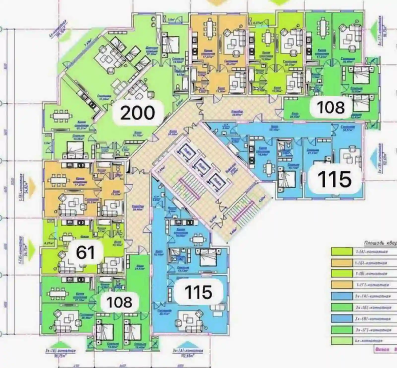 3-к квартира, 16 этаж, 115 м², Шохмансур