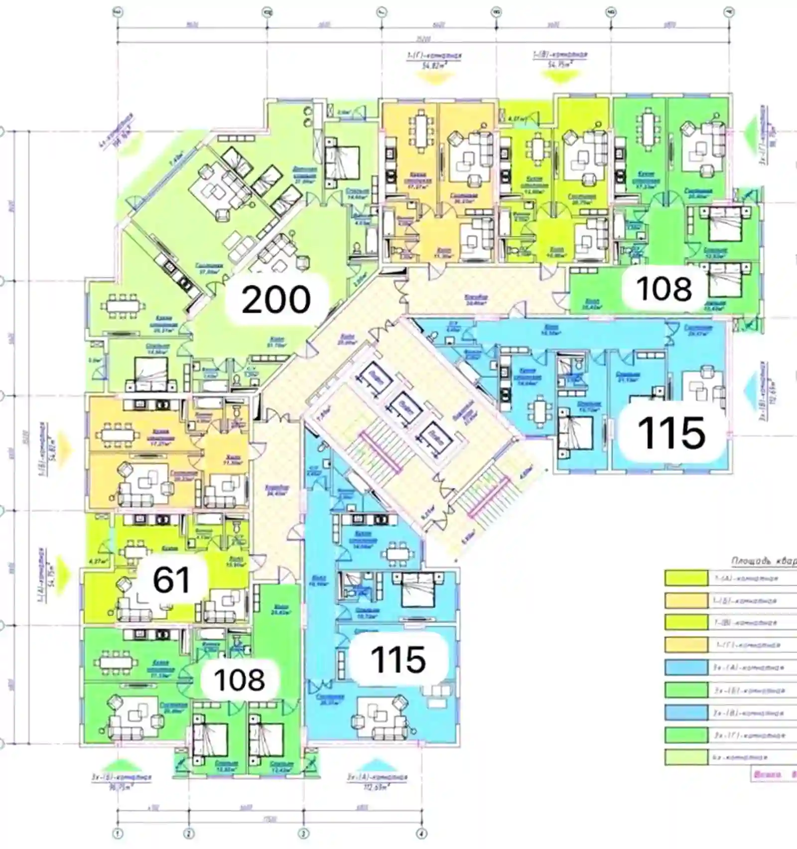 4-к квартира, 6 этаж, 200 м², Шохмансур
