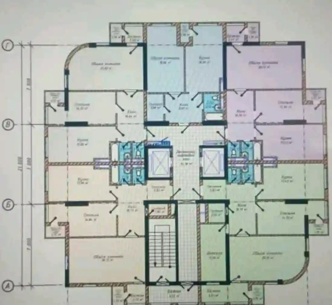 2-к квартира, 4 этаж, 85 м², Сино