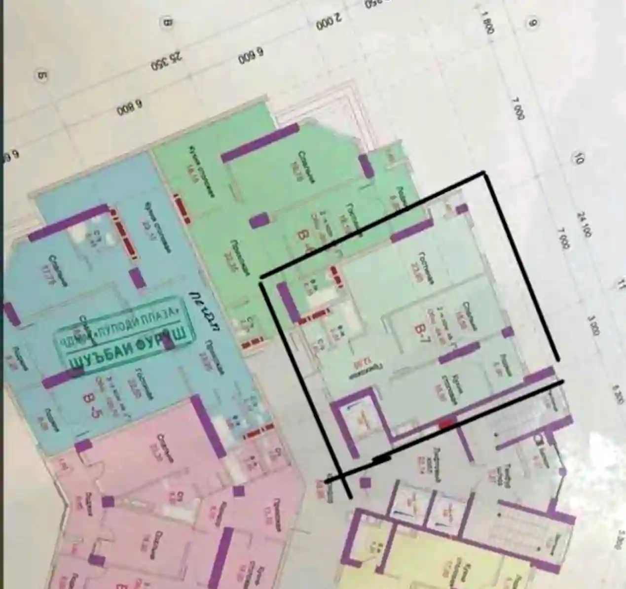 3-к квартира, 14 этаж, 85 м², Сино